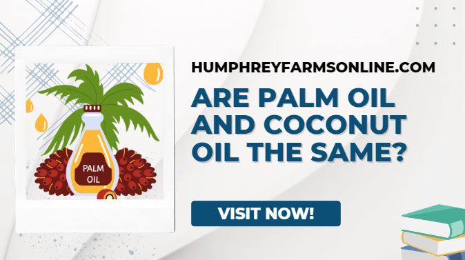 Are Palm Oil And Coconut Oil The Same