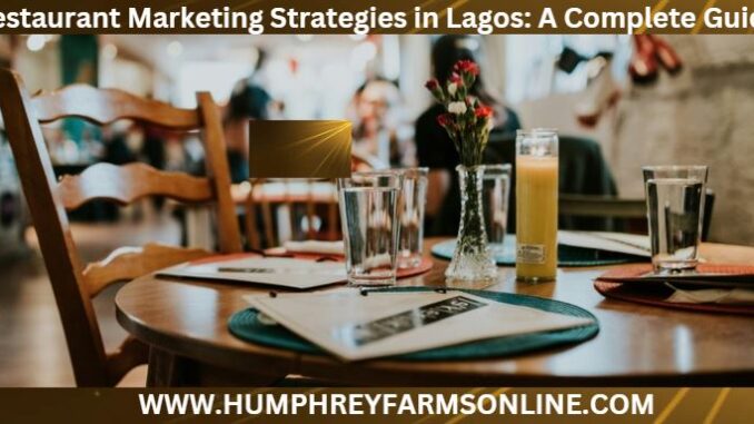 Restaurant Marketing Strategies in Lagos